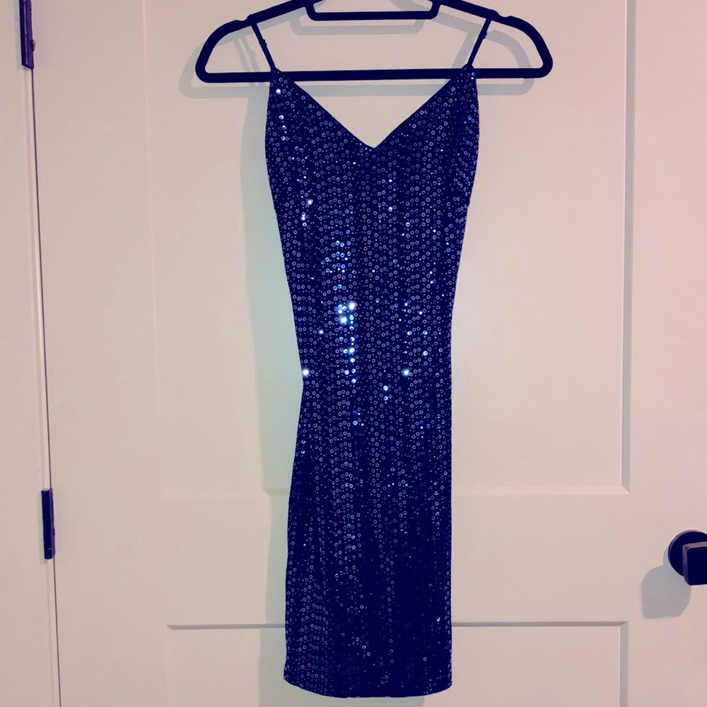 Sequins mini dress